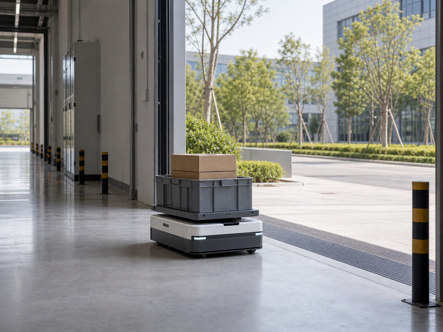 Low-speed robot system
